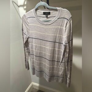 Like new Merino Wool Banana Republic striped Crew-Neck Sweater